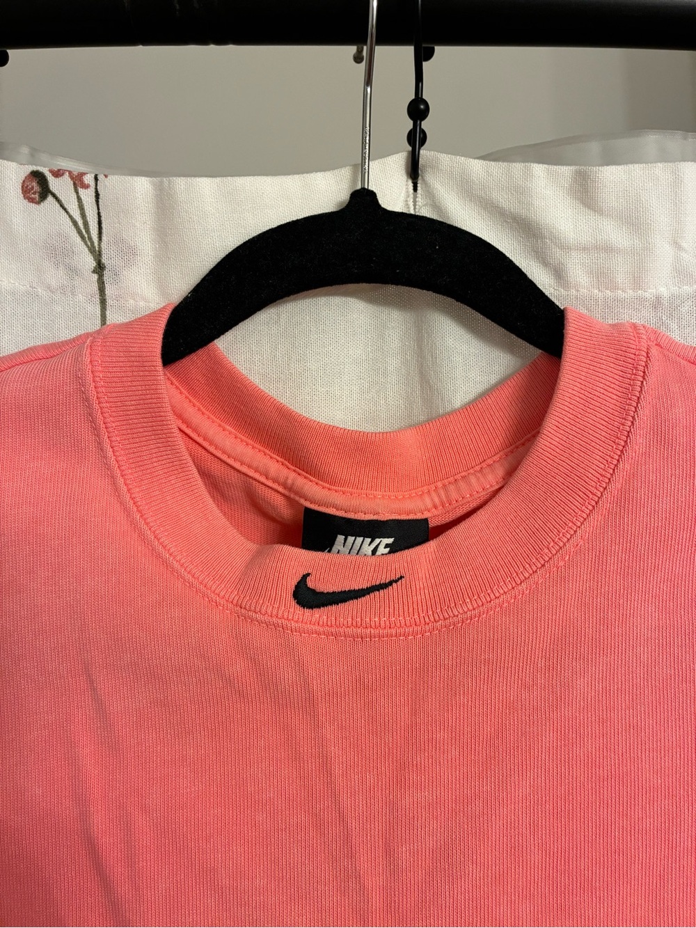 !NWT! Nike Cotton Pink Cropped Muscle Tank Top Women’s Size Large